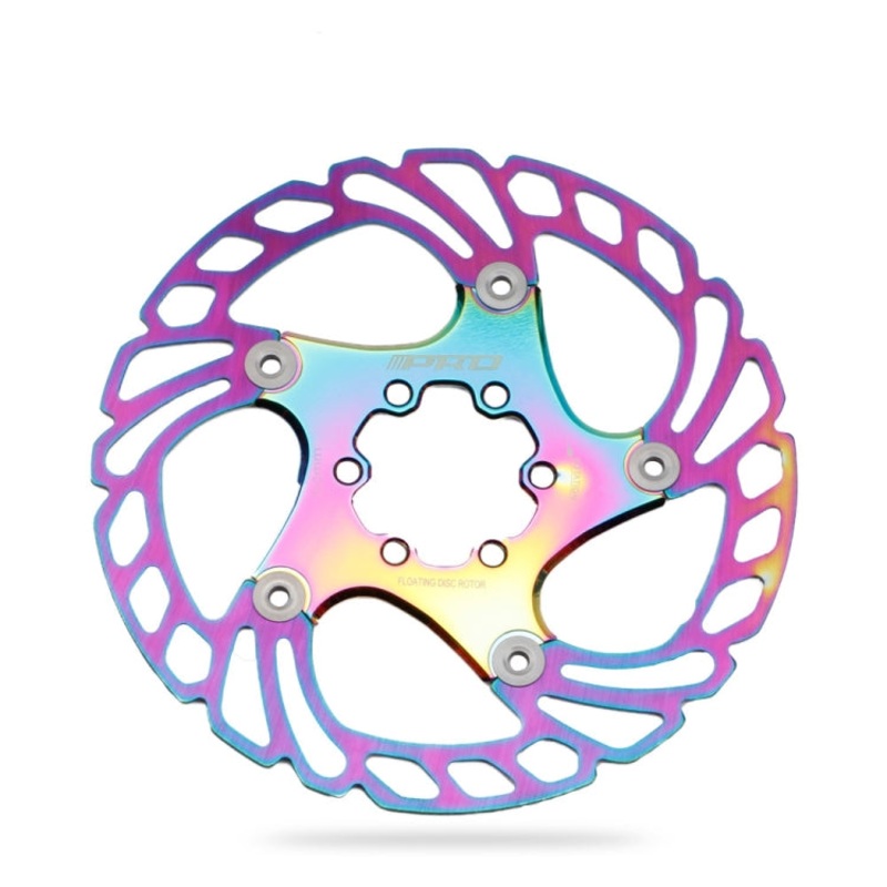 IIIPRO Floating Disc Road Mountain Bike Six Nail Disc Brake Disc, Size:160mm(Colorful)