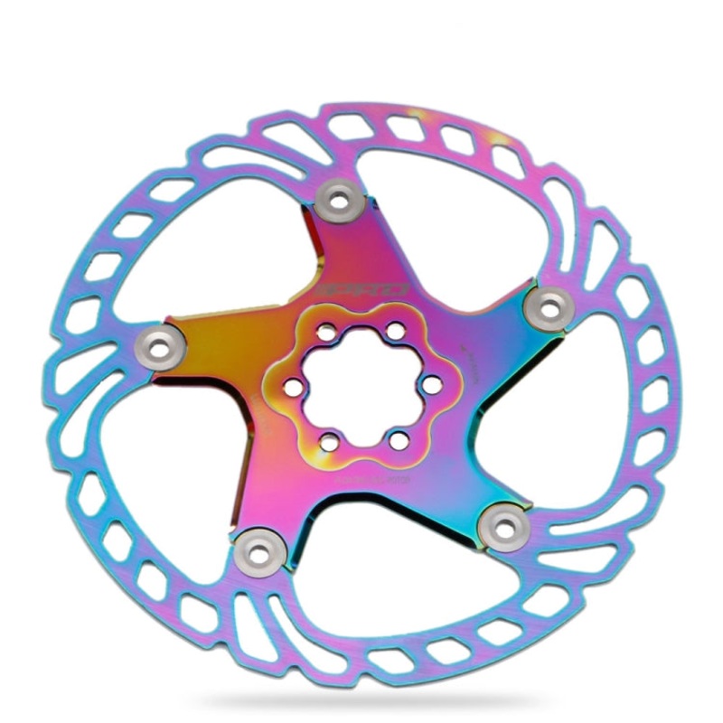IIIPRO Floating Disc Road Mountain Bike Six Nail Disc Brake Disc, Size:203mm(Colorful)