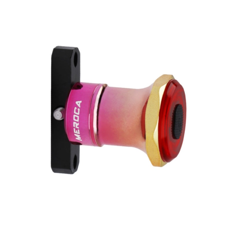 Smart Sensor Brake Tail Light USB Charging Mountain Bike Light Road Bike Night Riding Tail Light (Color: Gold Pink)