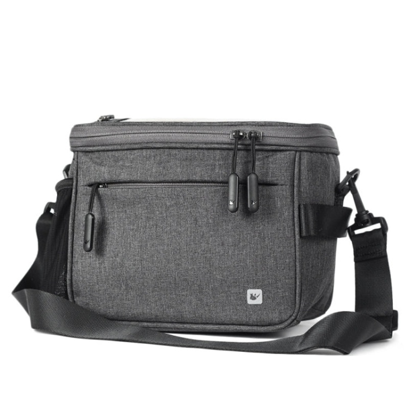 Waterproof Large Touch Screen Bicycle Handle Mobile Phone Bag (Dark Gray)