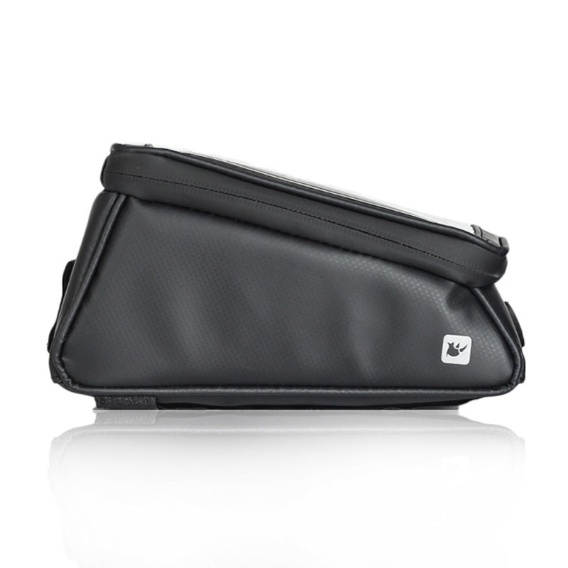 Waterproof Multi-function Bicycle Front Tube Bag for Mobile Phone Touch Screen (Matt Black)