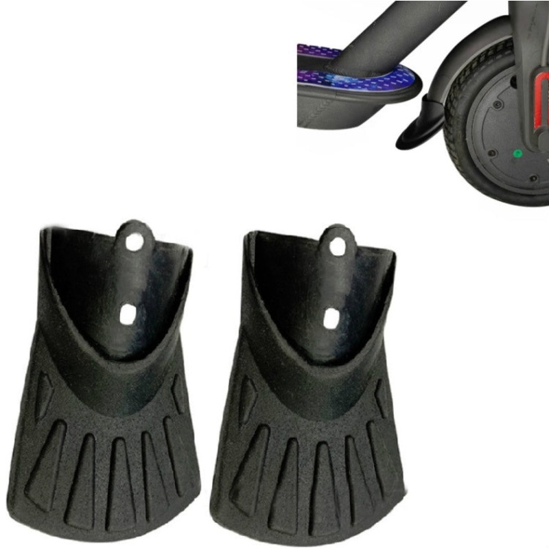 3 Pairs Scooter Fender Fishtail Rubber Front And Rear Fender Modified Accessories for Xiaomi M365 / Pro(Fishtail)