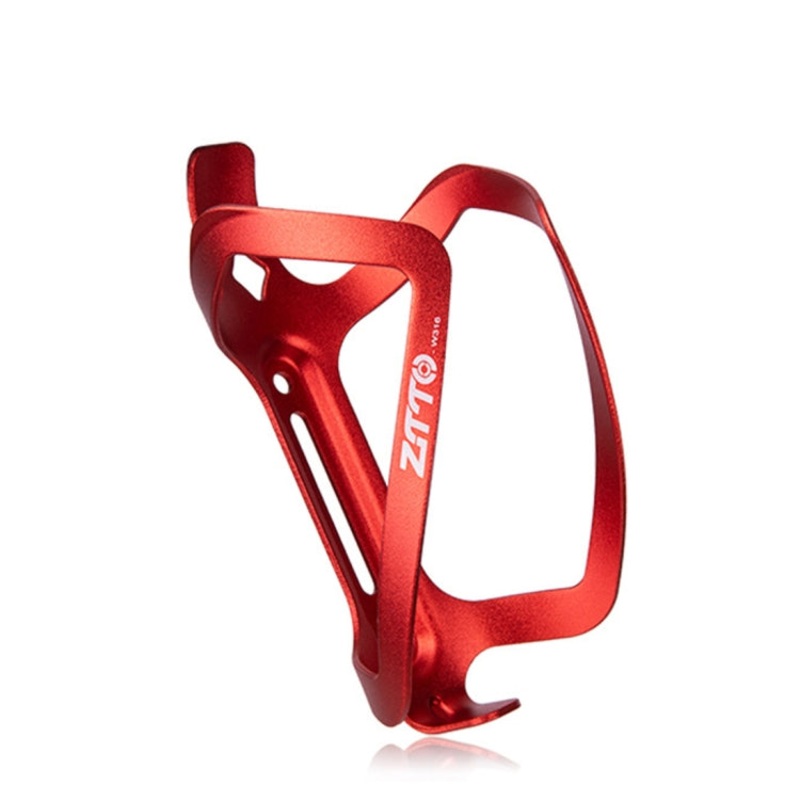 Aluminum Alloy Bicycle Water Bottle Cage Ultralight Holder (Red)