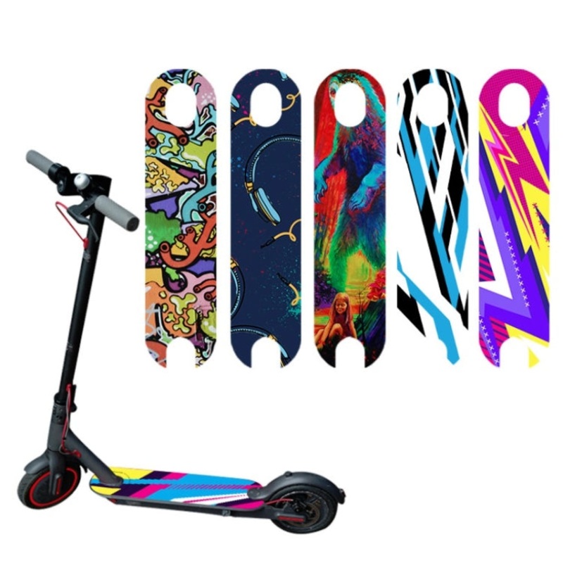 Pedal Stickers Waterproof Anti-slip Film Foot Pad Stickers for Xiaomi Scooter M365 / Pro, Random Pattern Delivery