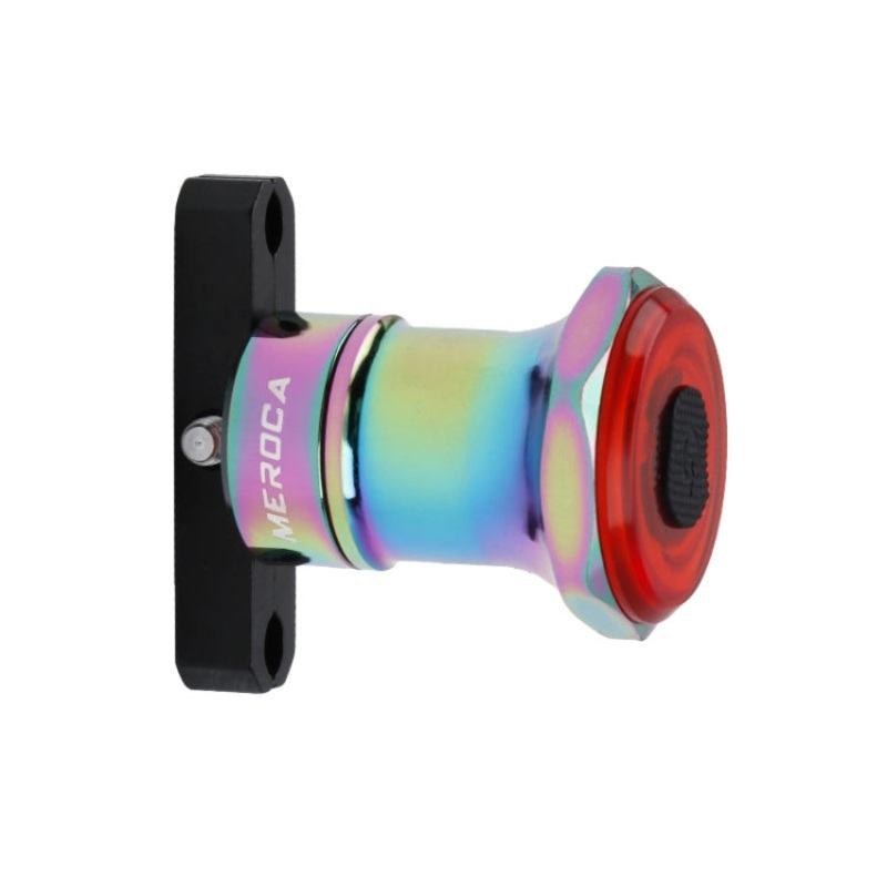 Smart Sensor Brake Tail Light USB Charging Night Riding Light (Colorful)