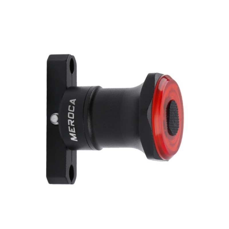 Smart Sensor Brake Tail Light USB Charging Night Riding Tail Light (Color: Black)