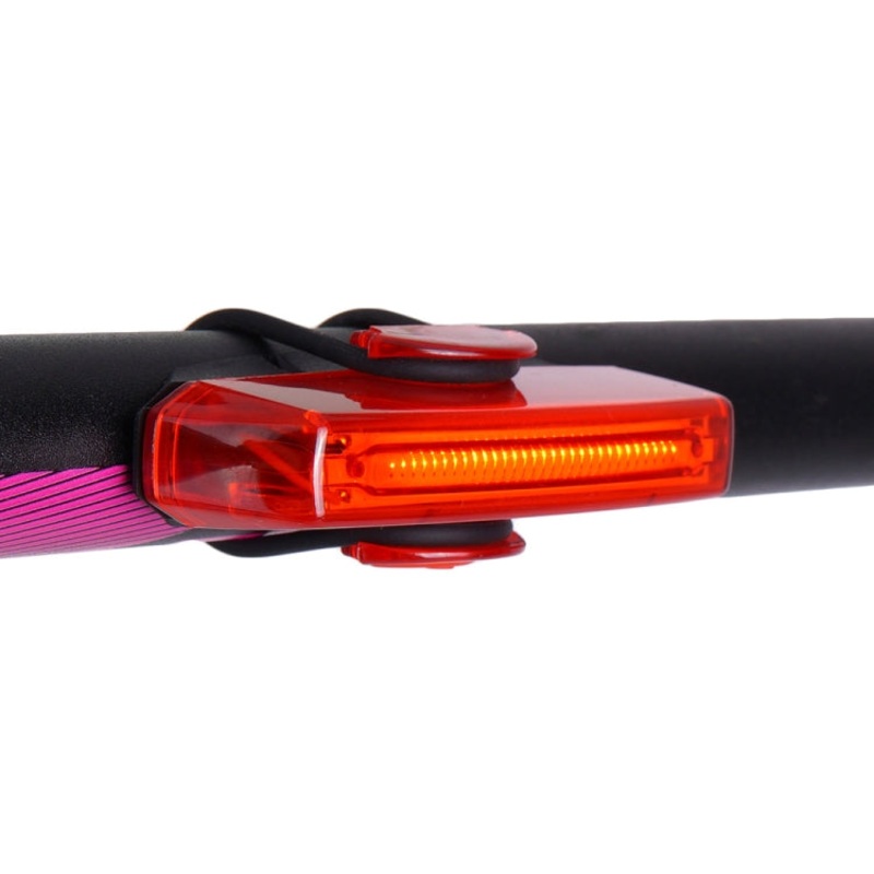 Ultra Bright USB Rechargeable Bike Tail Light (Red)