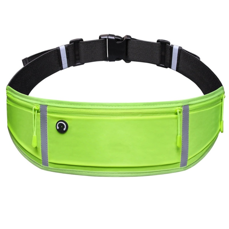 Waterproof Sports Riding Mobile Phone Waist Bag (Fluorescent Green) 7 Inch