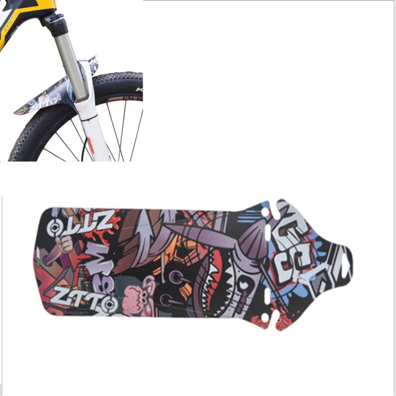 2 PCS ZTTO Bicycle Fenders Mountain Road Bike Mudguards, Long Style