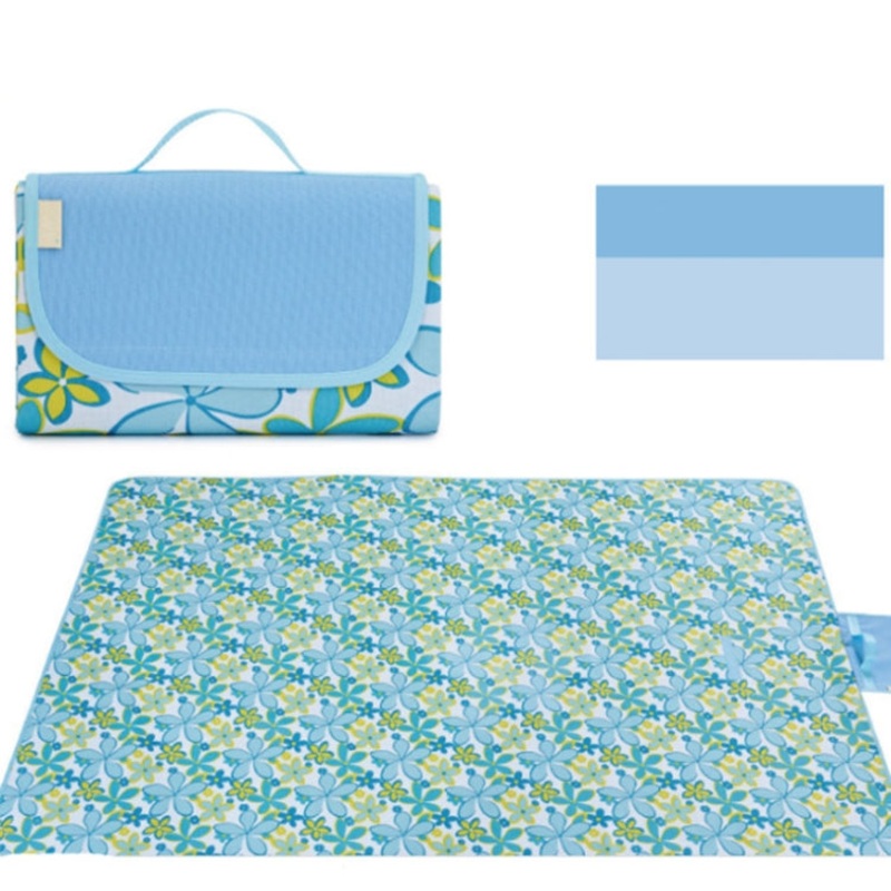 Picnic Mat Outdoor Portable Moisture Proof Grass Mat, Size:145X200CM (Lily)