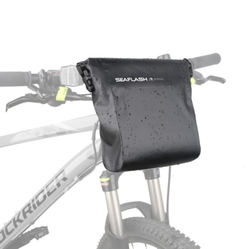 Seaflash Bicycle Front Beam Waterproof Head Bag for Outdoor Cycling (Foldable)