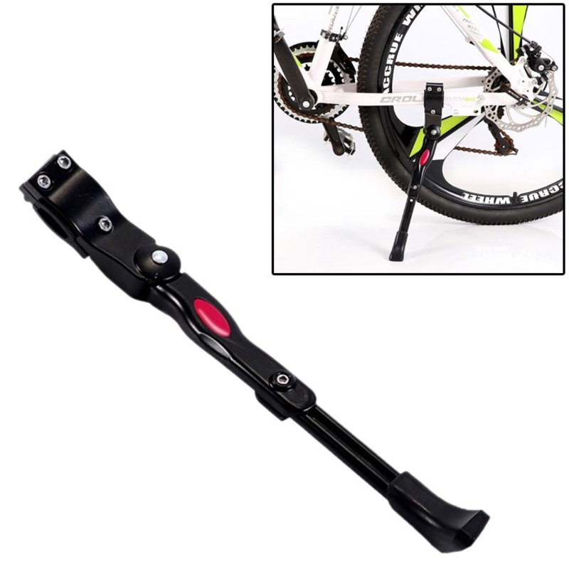26 Inch Aluminum Alloy Mountain Bike Bicycle Single Support Car Ladder Foot Support Parking Rack (Black)
