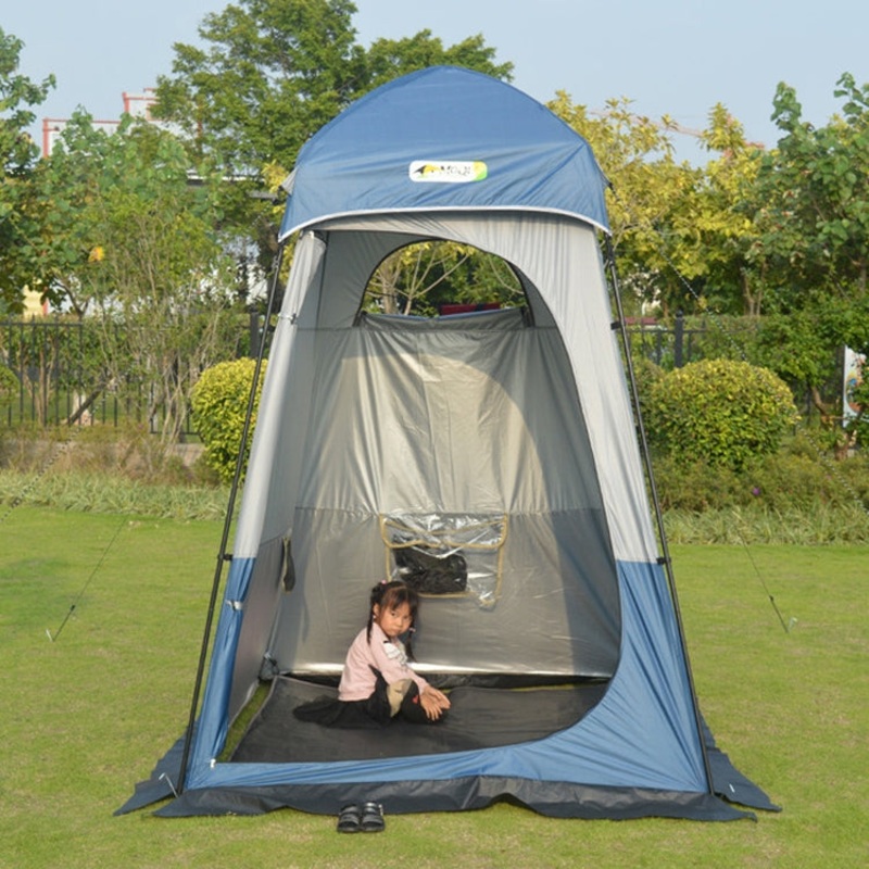 Outdoor Beach Camping Changing Bathing Tent (Grey, Blue, Green)(One Size)
