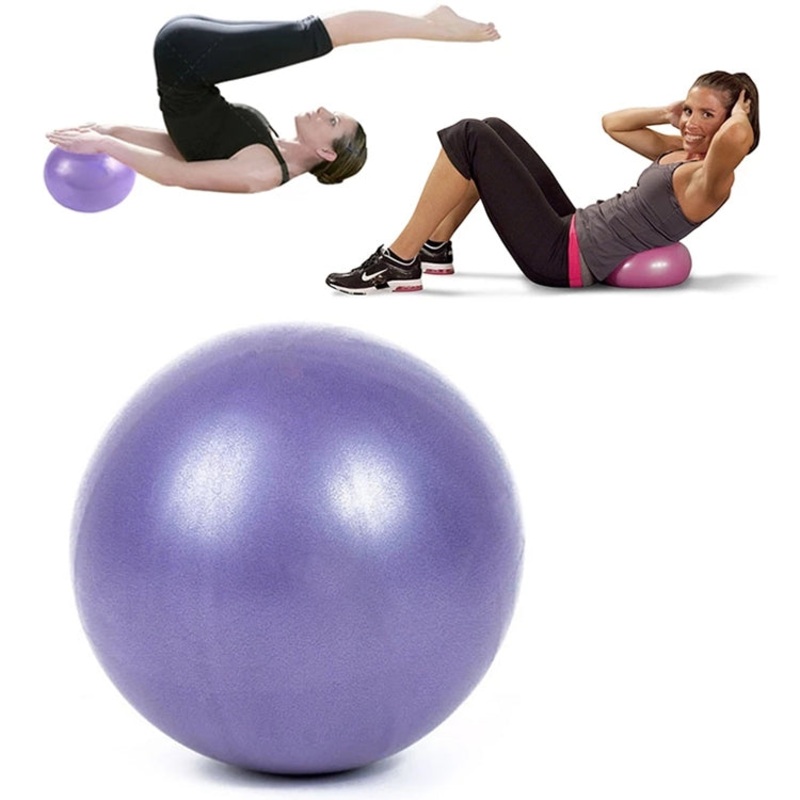 25cm Yoga Ball Balance Fitness Gymnastic Ball (Purple)