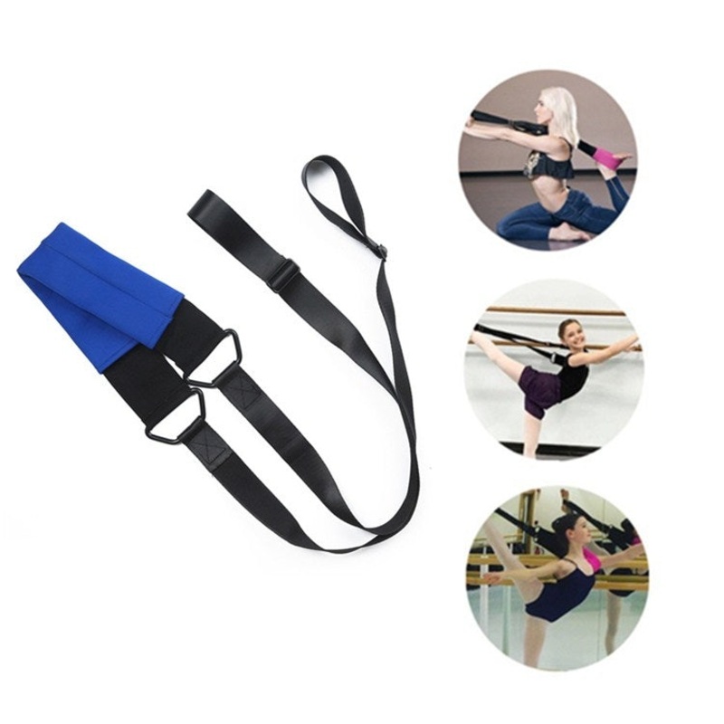 Leg Splits Trainer Elastic Stretch Band Dance Practice Tension Band*Blue