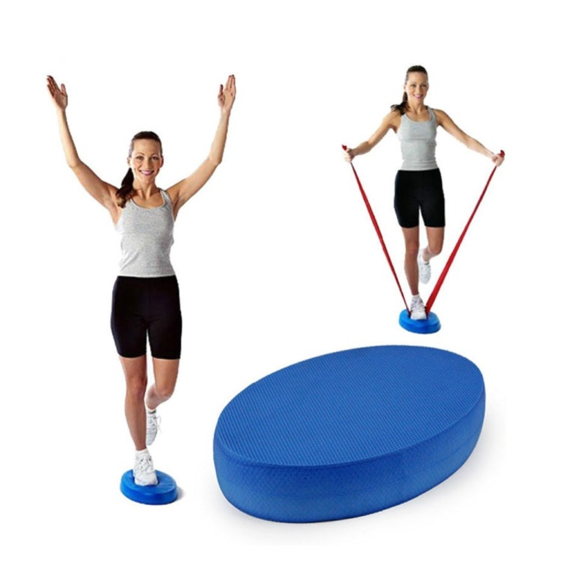 TPE Oval High Rebound Non-slip Yoga Supplies Balance Mat (31 x 21 x 6cm)