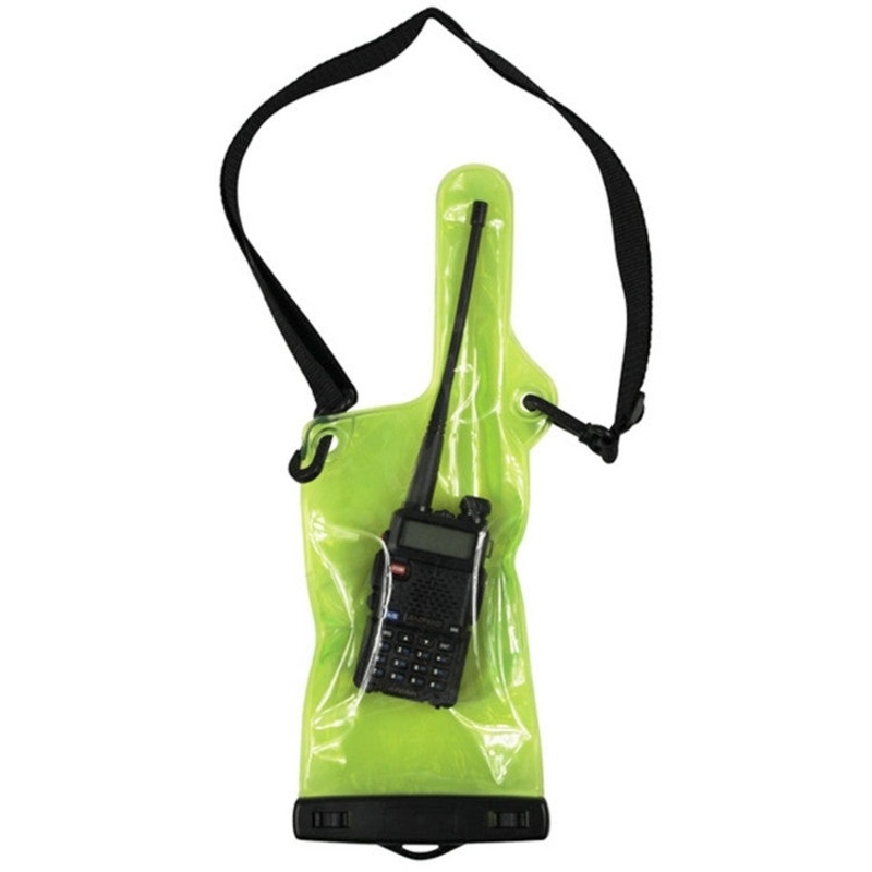 Waterproof Walkie Talkie Bag with Lanyard (Green)