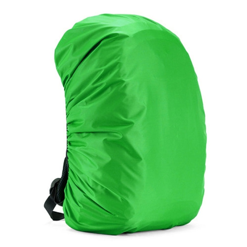 Adjustable Waterproof Dustproof Backpack Rain Cover Portable Ultralight Protective Cover Green (45L)