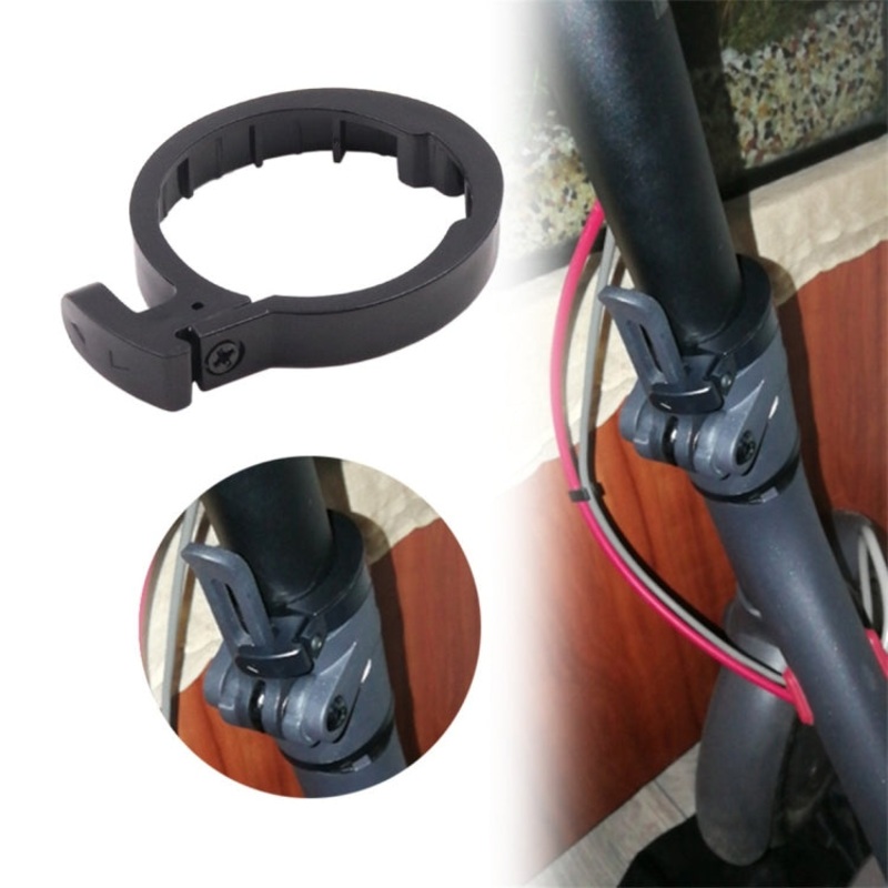 For Xiaomi M365 Electric Scooter Buckle Stem Folding Ring Parts(Black)