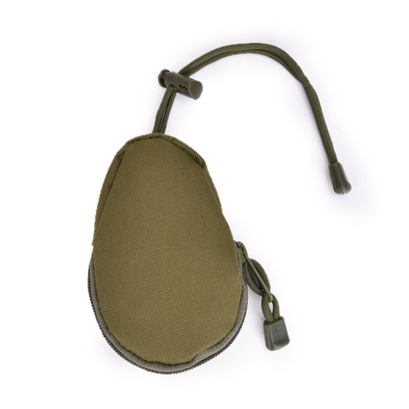 Mini Outdoor Hiking EDC Carrying Bag Key Coin Purse (Army Green)