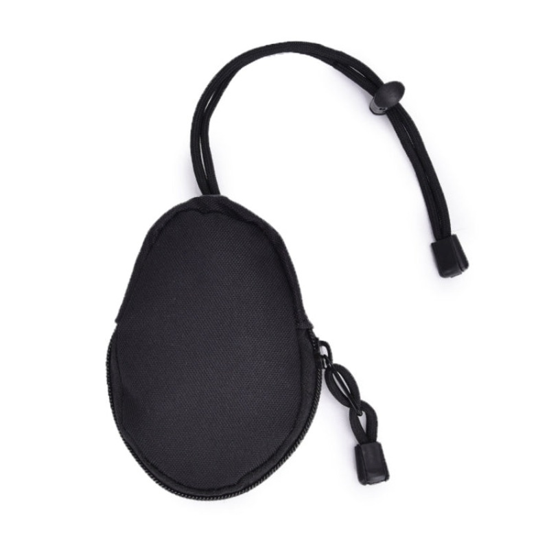 Mini Outdoor Hiking EDC Carrying Bag Key Coin Purse (Black)