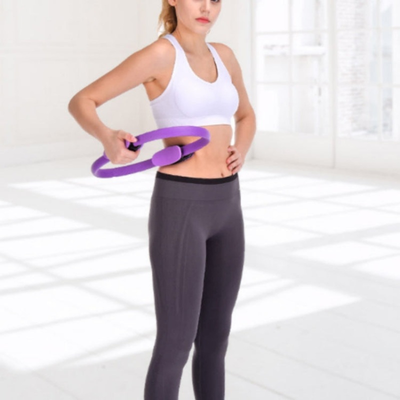 Multifunctional Pilate Ring Yoga Product (Purple) 38 x 3cm