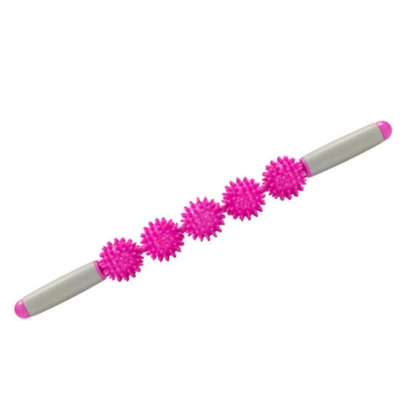 Muscle Massage Relax Hedgehog Ball Yoga Roller Stick Pink