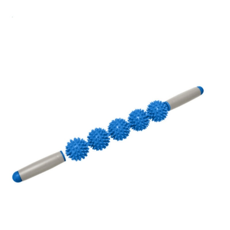 Muscle Massage Relax Hedgehog Yoga Stick Roller (Blue)