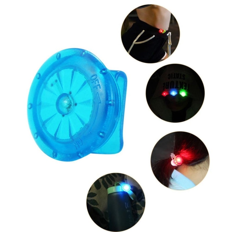 Shoe Clip Light LED Mini Clip Outdoor Night Running Warning Light (Blue)