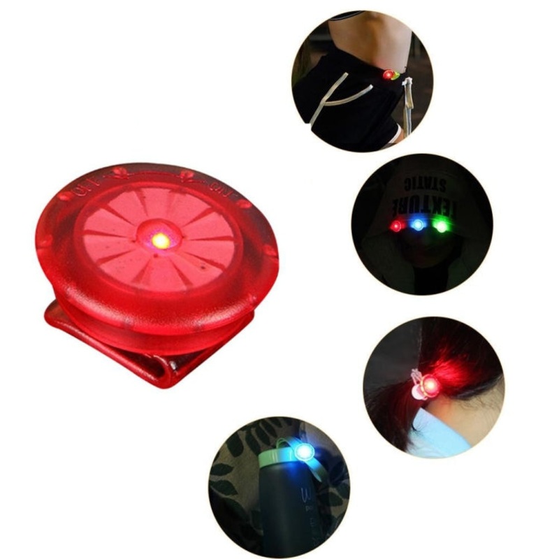 Shoe Clip Light Mini LED Outdoor Night Running Warning Light (Red)