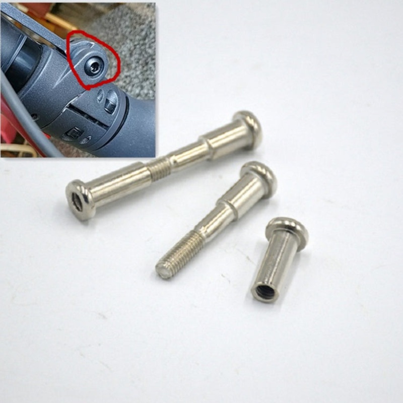 2 PCS For Xiaomi Mijia M365 Electric Scooter Fold Part Inner Hexagon Lock Screws(White)