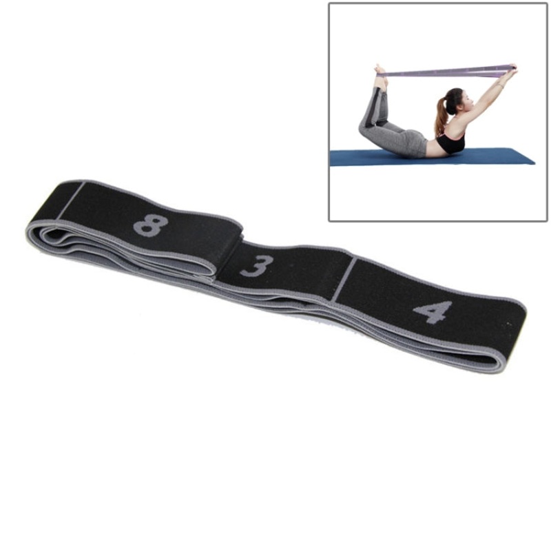 Yoga Stretch Band Dance Elastic Band Resistance Band (Grey)
