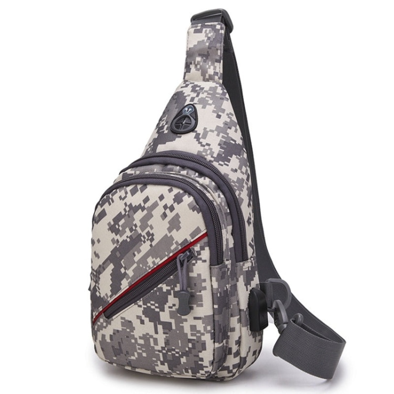 Men's Oxford Cloth Leisure Single Shoulder Crossbody Chest Bag (AU Digital)