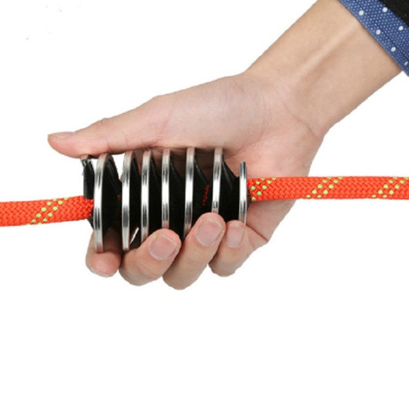 Outdoor Climbing Rope Cleaning Brush Tool (Black)