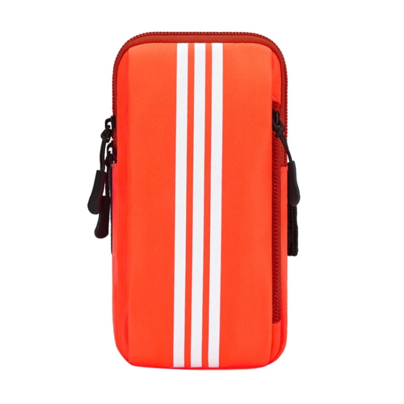 Outdoor Sports Running Mobile Phone Arm Bag Fitness Wrist Bag(Orange)