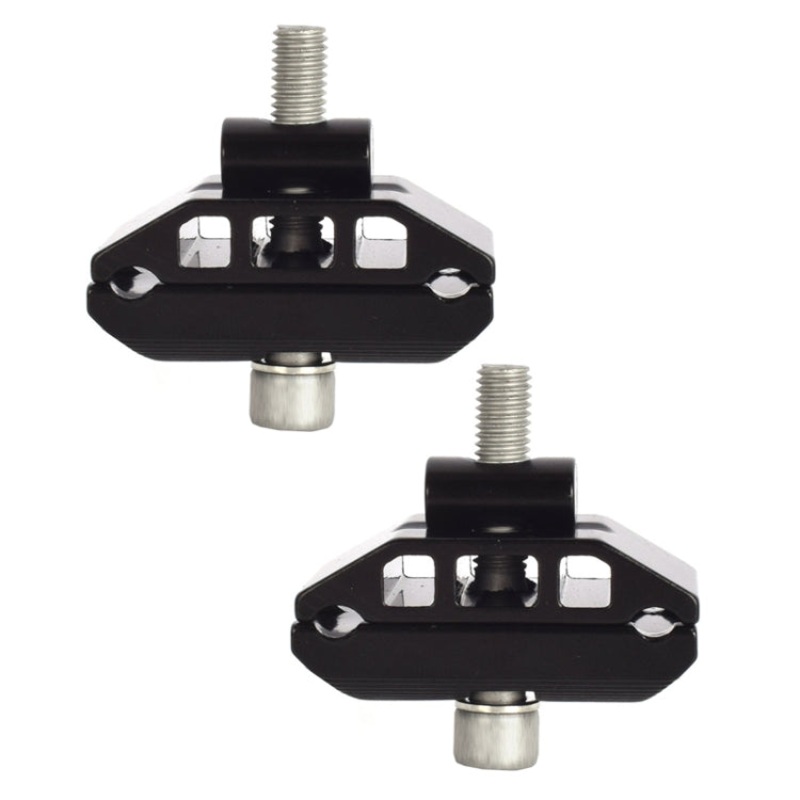 FMFXTR Bicycle Saddle Clamp Code Screw Connector(Double Rail Black)