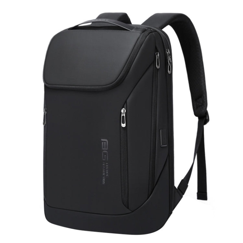 Men Business Backpack with USB Port, Size: 48 x 31 x 16cm (Black)