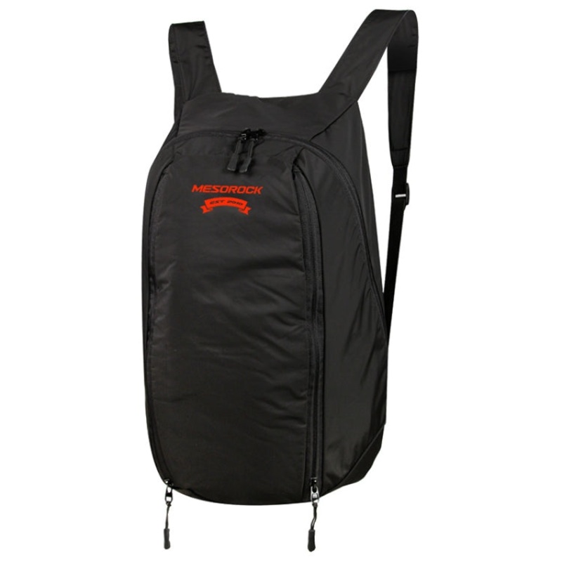 Waterproof Motorcycle Riding Helmet Bag Nylon Backpack(BLACK)