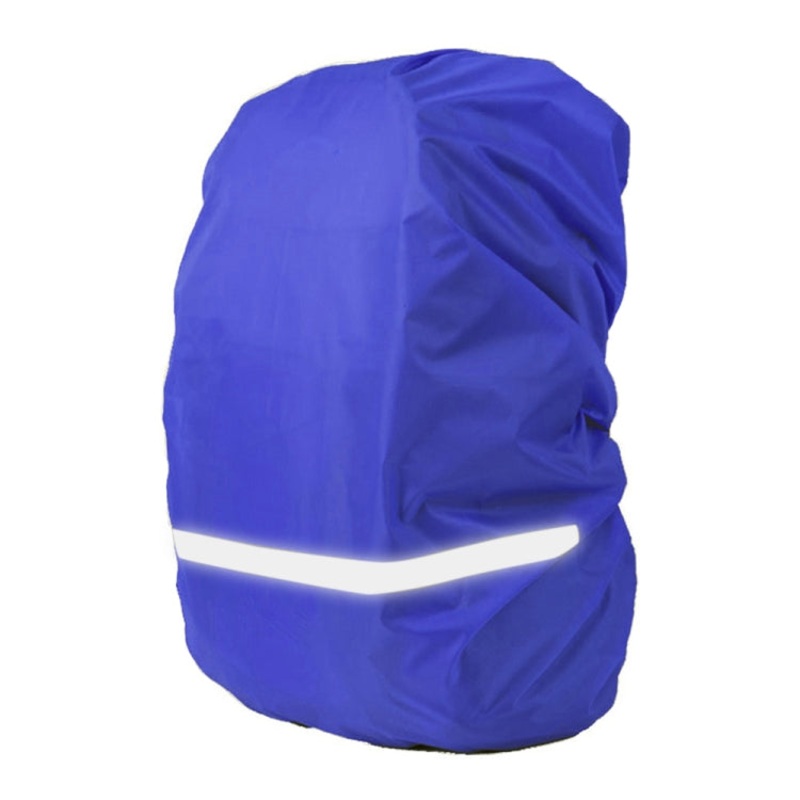 Waterproof Reflective Light Backpack Rain Cover Portable Shoulder Bag Protect Cover (Blue XS)