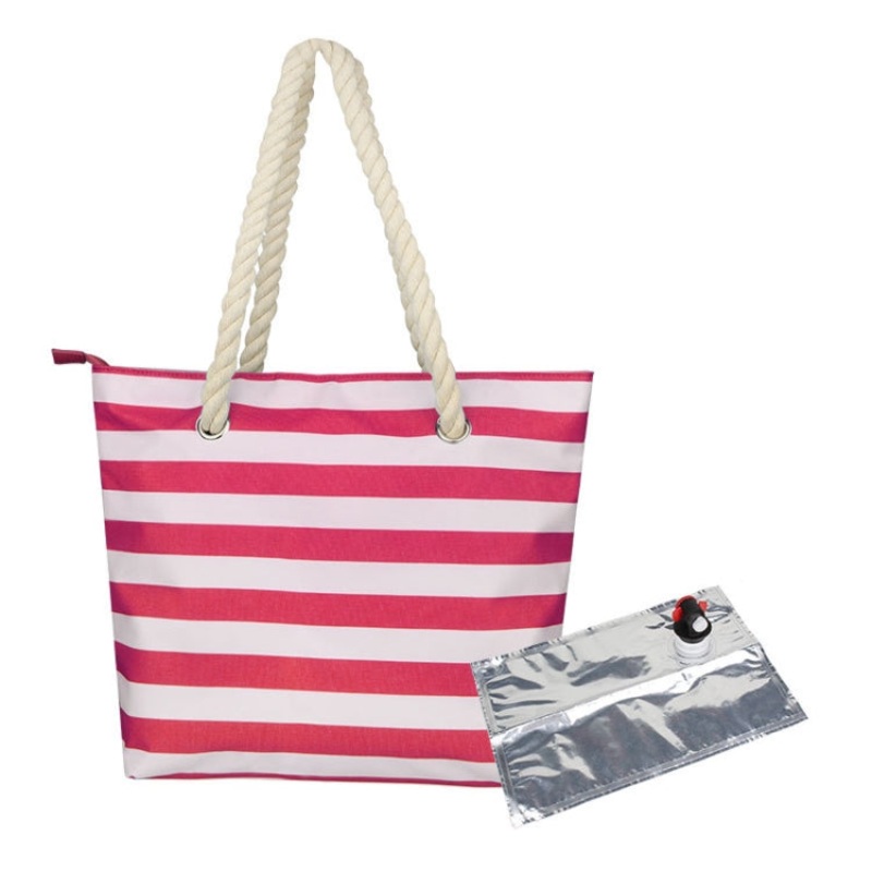Beach Picnic Portable Wine Insulation Bag (Red)