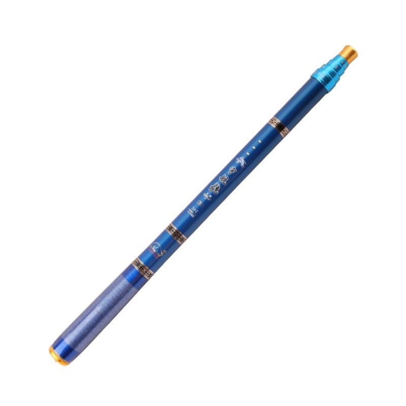 Carbon Short Section Fishing Rod Short Section Positioning Handle Rod, Length: 5.4m(Blue)