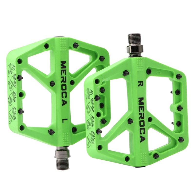 MEROCA Mountain Bike Nylon Pedal(Green)