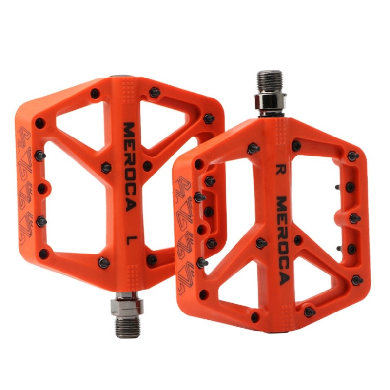 MEROCA Mountain Bike Nylon Pedal(Orange)