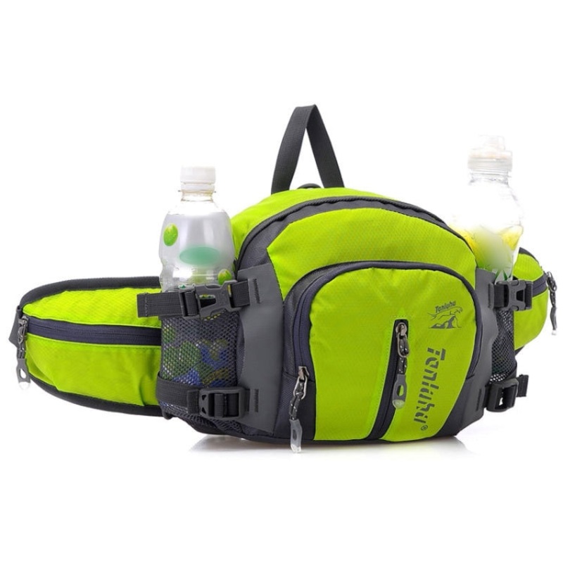 Multi-Function Outdoor Waist Bag Hiking Riding Travel SLR Camera Bag (Green)