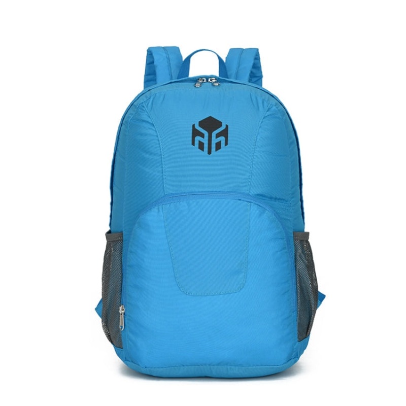 Waterproof Outdoor Cycling Travel Lightweight Folding Backpack (Light Blue)