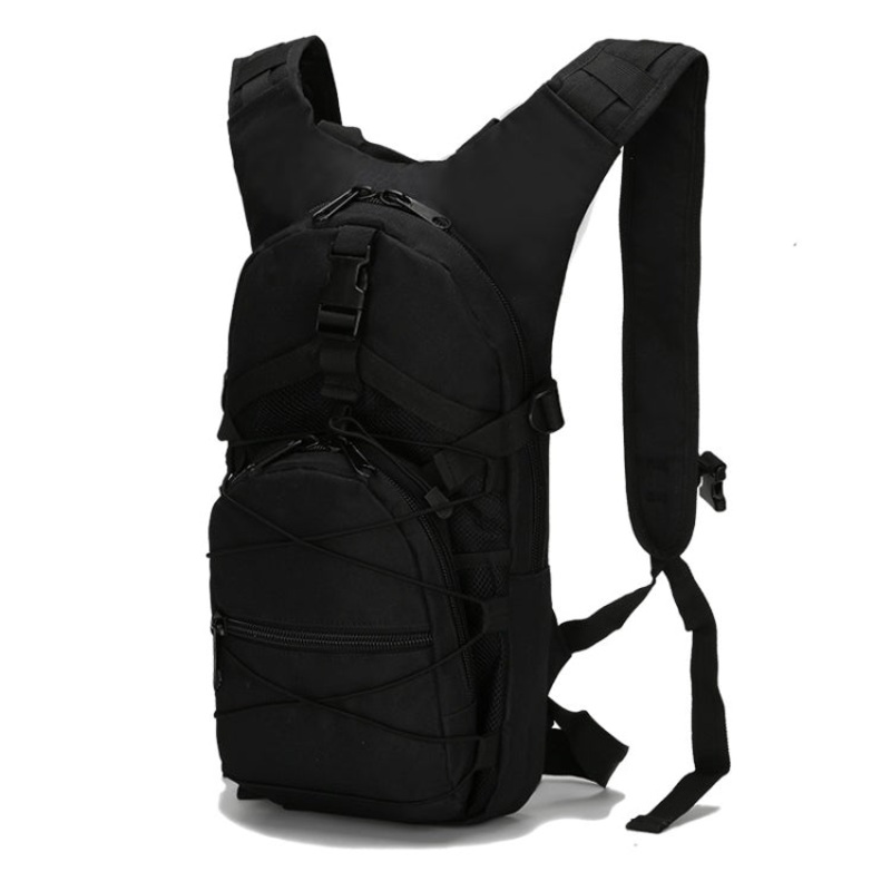 Waterproof Outdoor Oxford Cloth Portable Cycling Backpack (Black)