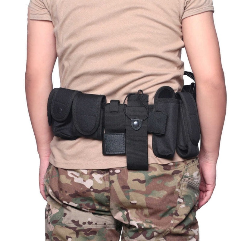 130cm Heavy Duty Portable Outdoor Waist Pack (Black)