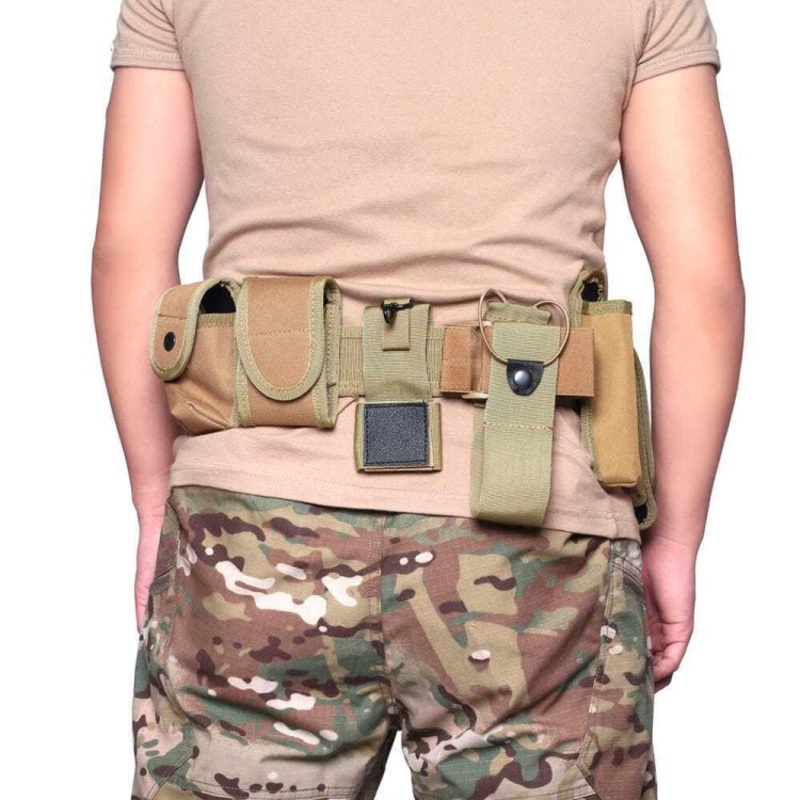 130cm Security Duty Outdoor Multifunctional Waist Pack (Khaki)