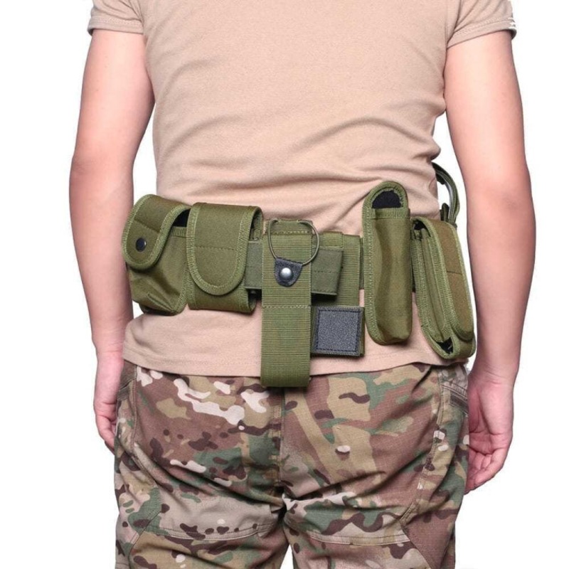 130cm Security Duty Outdoor Multifunctional Waist Pack Military Green (130cm)