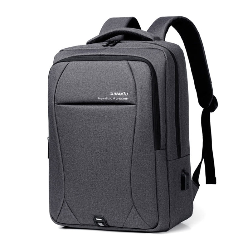 Large Capacity Waterproof Computer Backpack (Ant Cloth Gray)